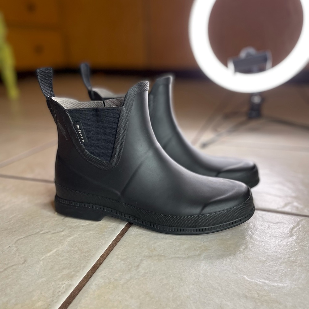 Tretorn Womens Rain Water Boots Size 37 Lined Rubber Shoes